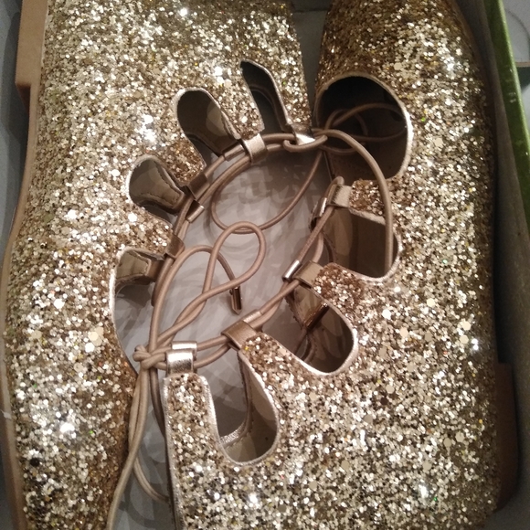 Sam Edelman Felicia Stella Silver Glitter Ghillie - Picture 5 of 5